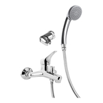 Nástěnná vanová baterie se sprchovým setem chrom JOKO