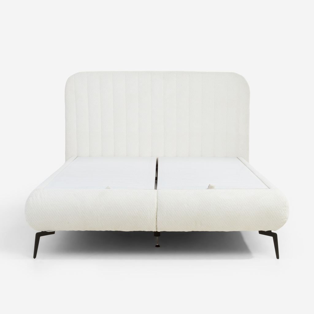 Postel boxspring VALO bílá 140x200