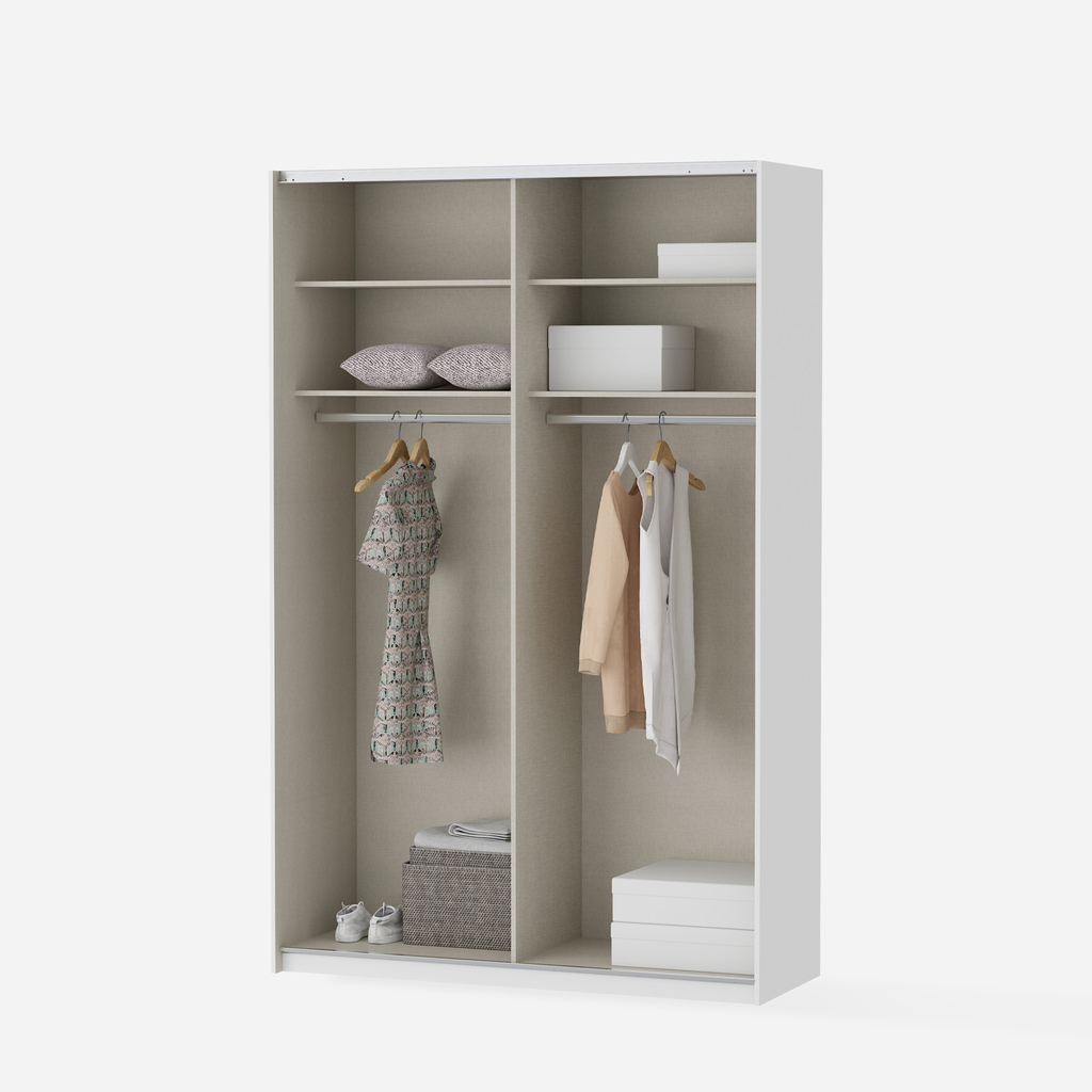 Skříň s posuvnými dveřmi FITIO lesk 150 cm