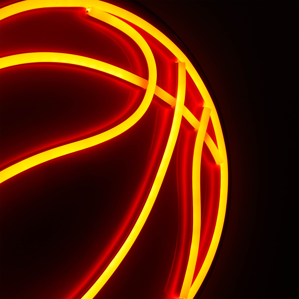 Dekorativní LED svítidlo BASKETBALOVÝ MÍČ