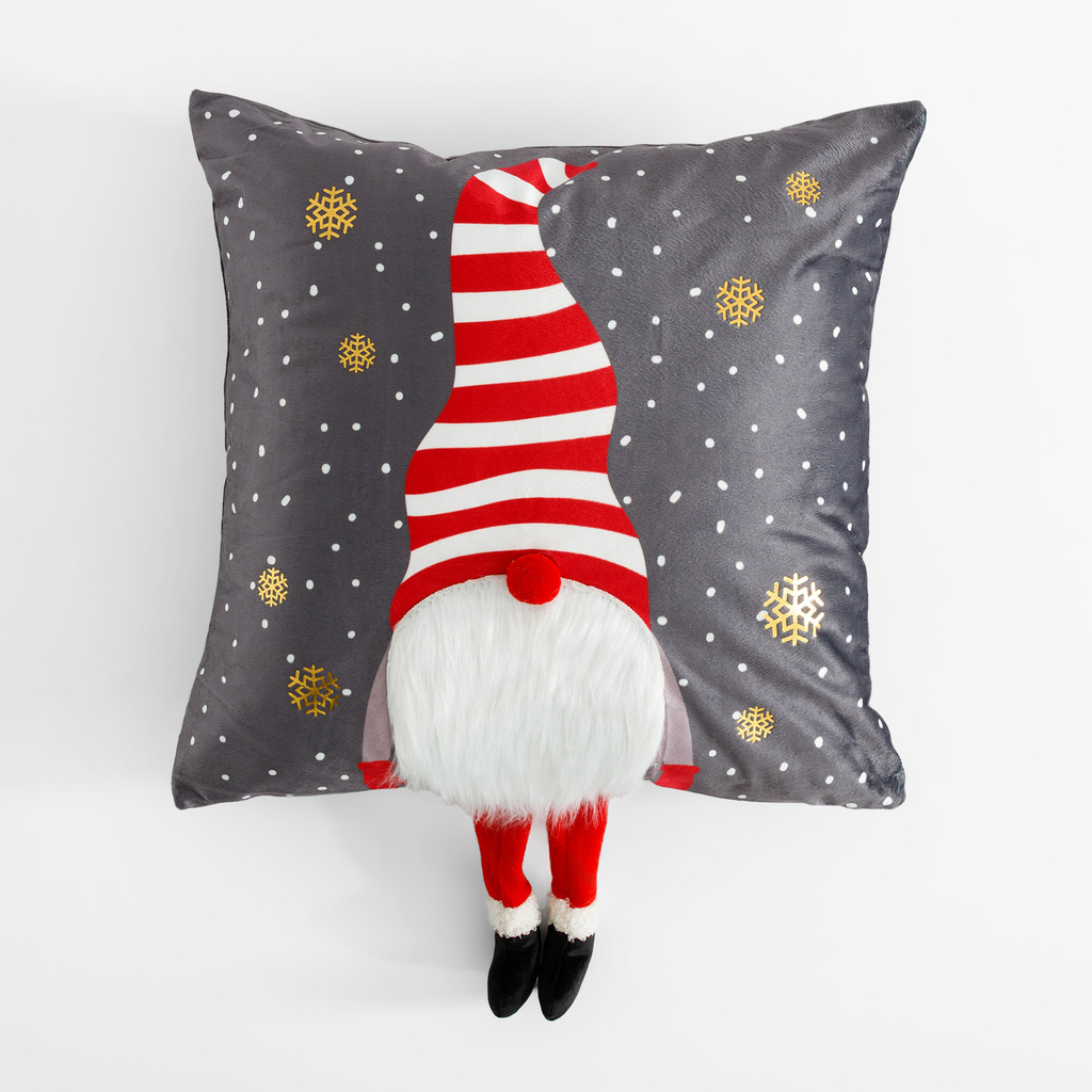 Povlak na polštář vánoční modrý MICKY 45x45 cm