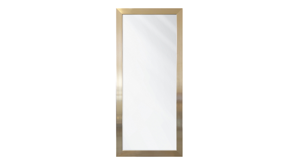 Zrcadlo ve zlatém rámu SLIM 47,5x107,5 cm