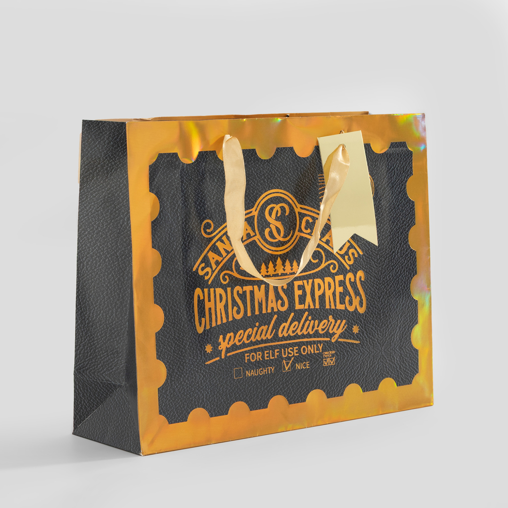 Dárková taška CHRISTMAS EXPRES 26 cm MIX