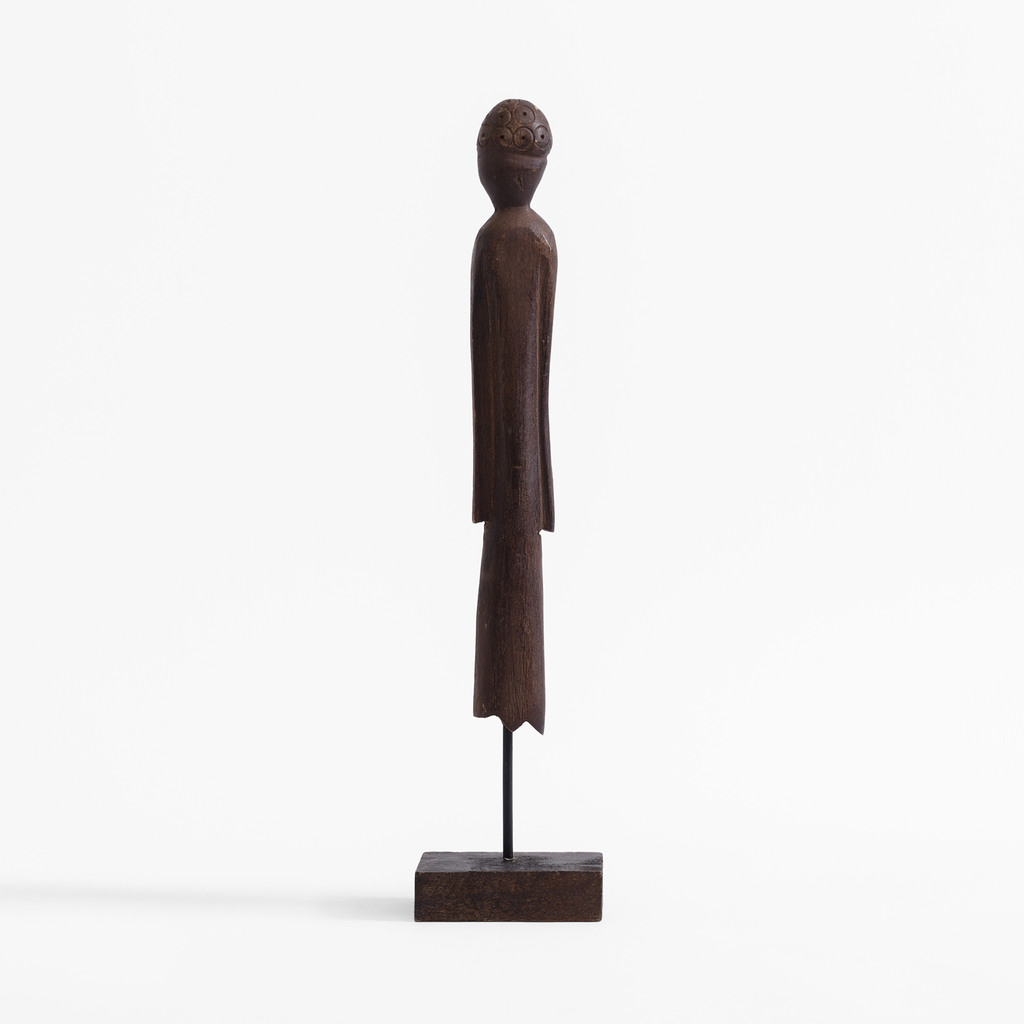 Hnědá dekorativní figurka 45 cm
