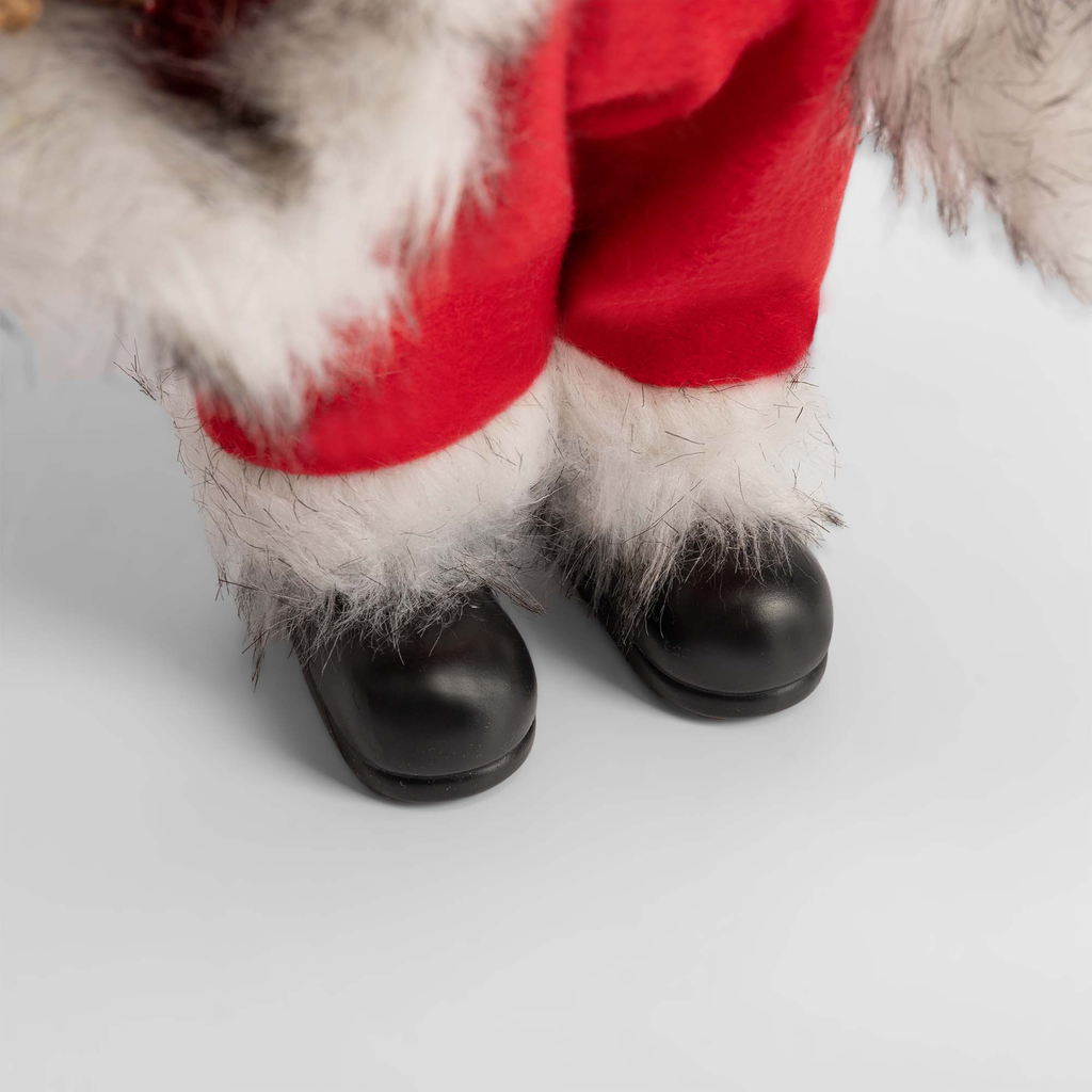 Figurka vánoční Mikuláš, červeno-bílá, 40 cm