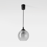 Grafitové závěsné svítidlo MIX fi 18 cm