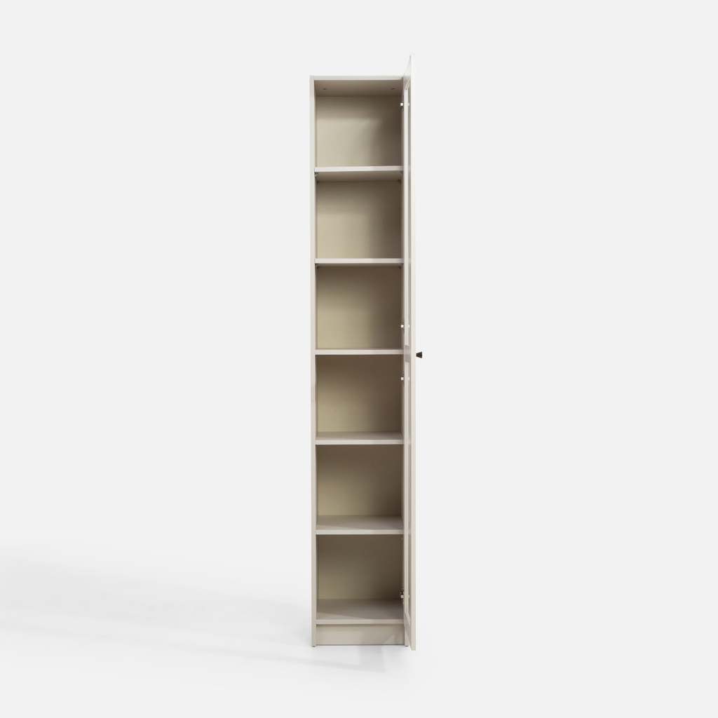 Prosklený regál 35,2 cm TED kašmír