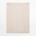 Koberec do obývacího pokoje MODERNO, krémový, 120x160 cm