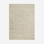 Kostkovaný koberec LISA krémový 160x230 cm
