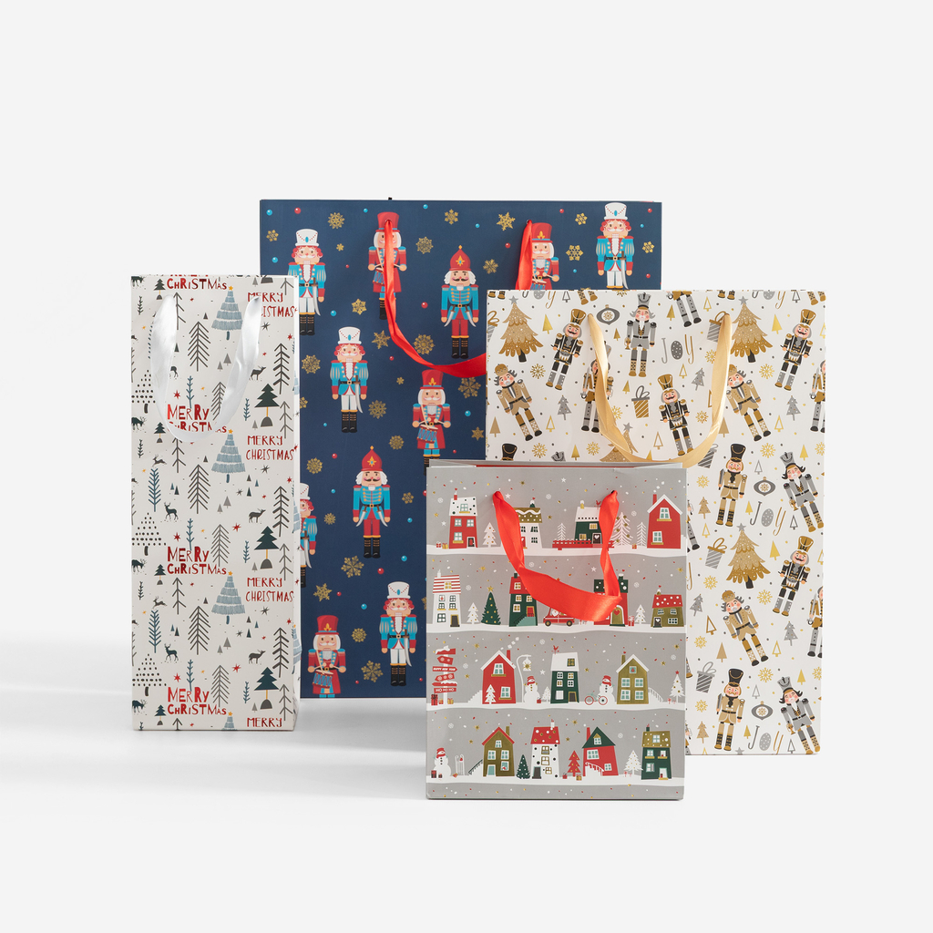 Dárková taška vánoční motiv 23 cm MIX