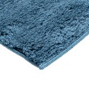 Modrý huňatý koberec PULY 60x100 cm
