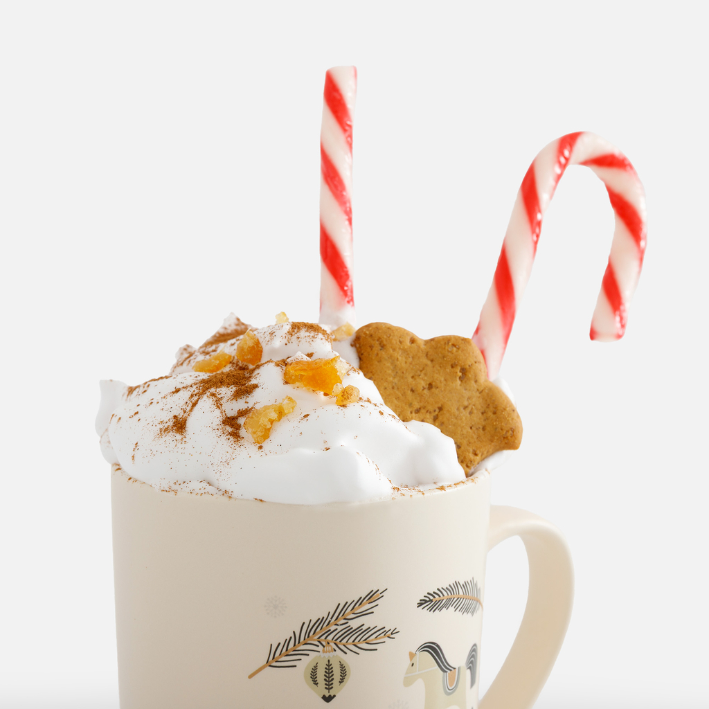 Vánoční hrnek porcelánový houpací kůň 385 ml