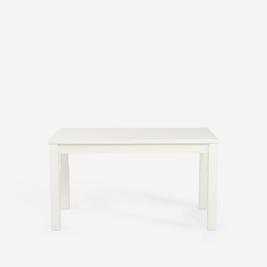 Rozkládací stůl bílý mat KELIN 138-178 cm