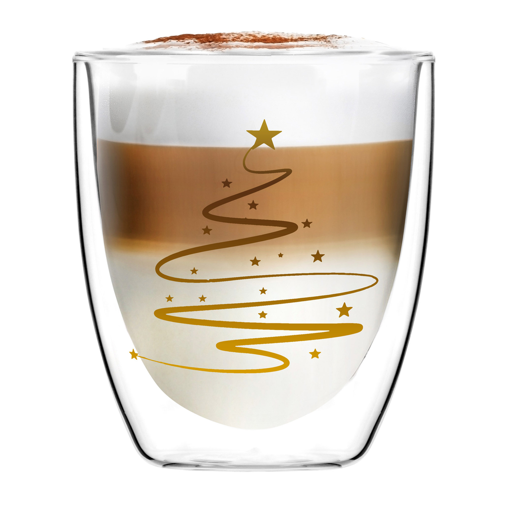 Komplet 2 szklanek z podwójną ścianką AMO XMASS 320 ml