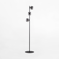 Lampa podłogowa czarna ESTERA