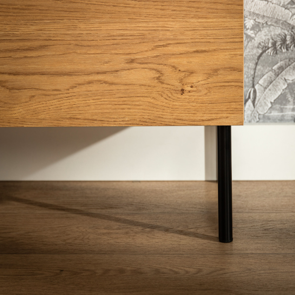 RTV stolek MOND 160 cm dub baltic