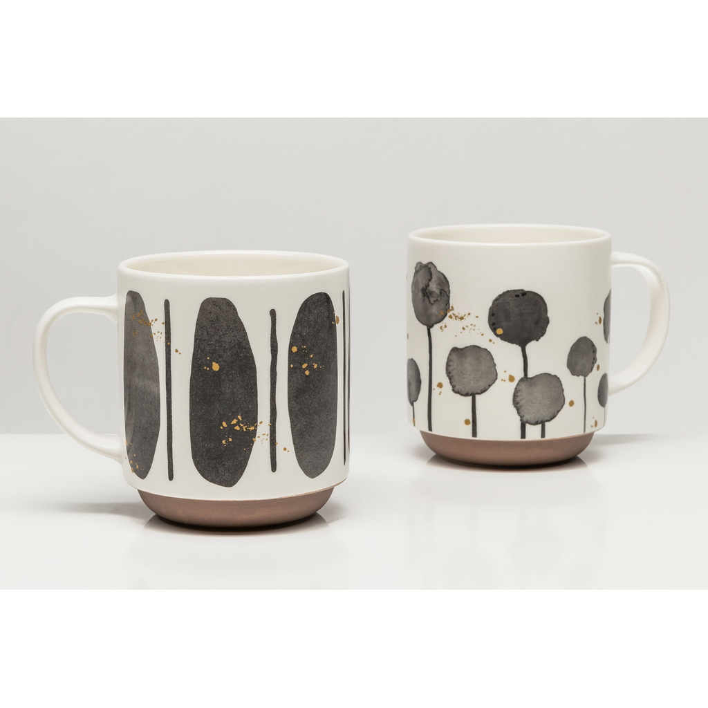 Porcelánový hrnek abstrakt 400 ml