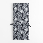 Černý polstr na židli SAMBA 50x118 cm