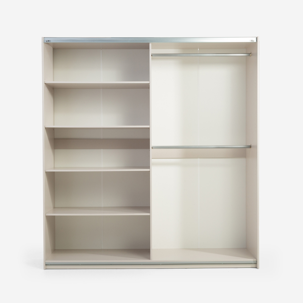 Kašmírová šatní skříň se zrcadlem BASTIA 2 200 cm