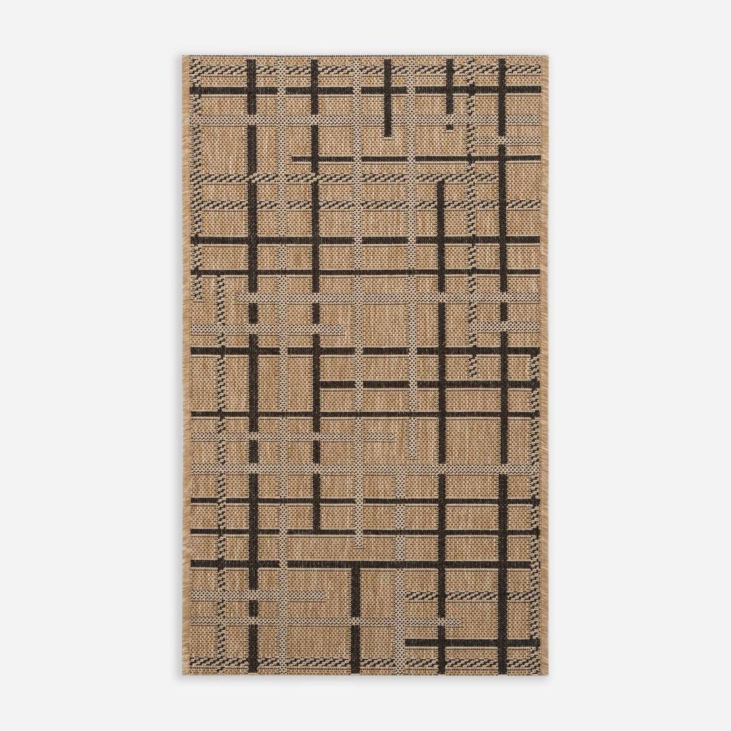 Koberec s mřížkou JUTA 40x60 cm, béžový