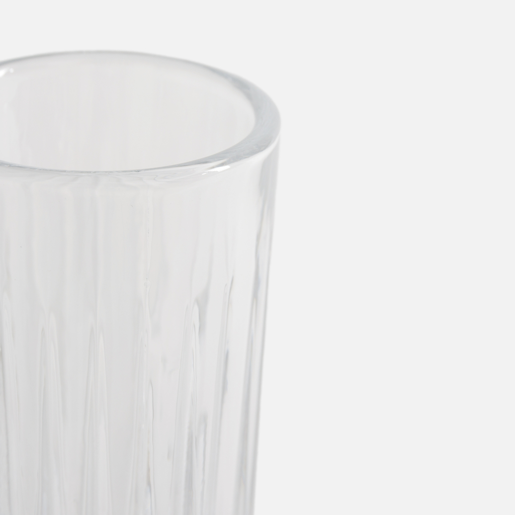 Drážkovaná sklenice na šampaňské 150 ml