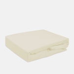 Froté prostěradlo s gumou ecru PREMIUM 90x200 cm