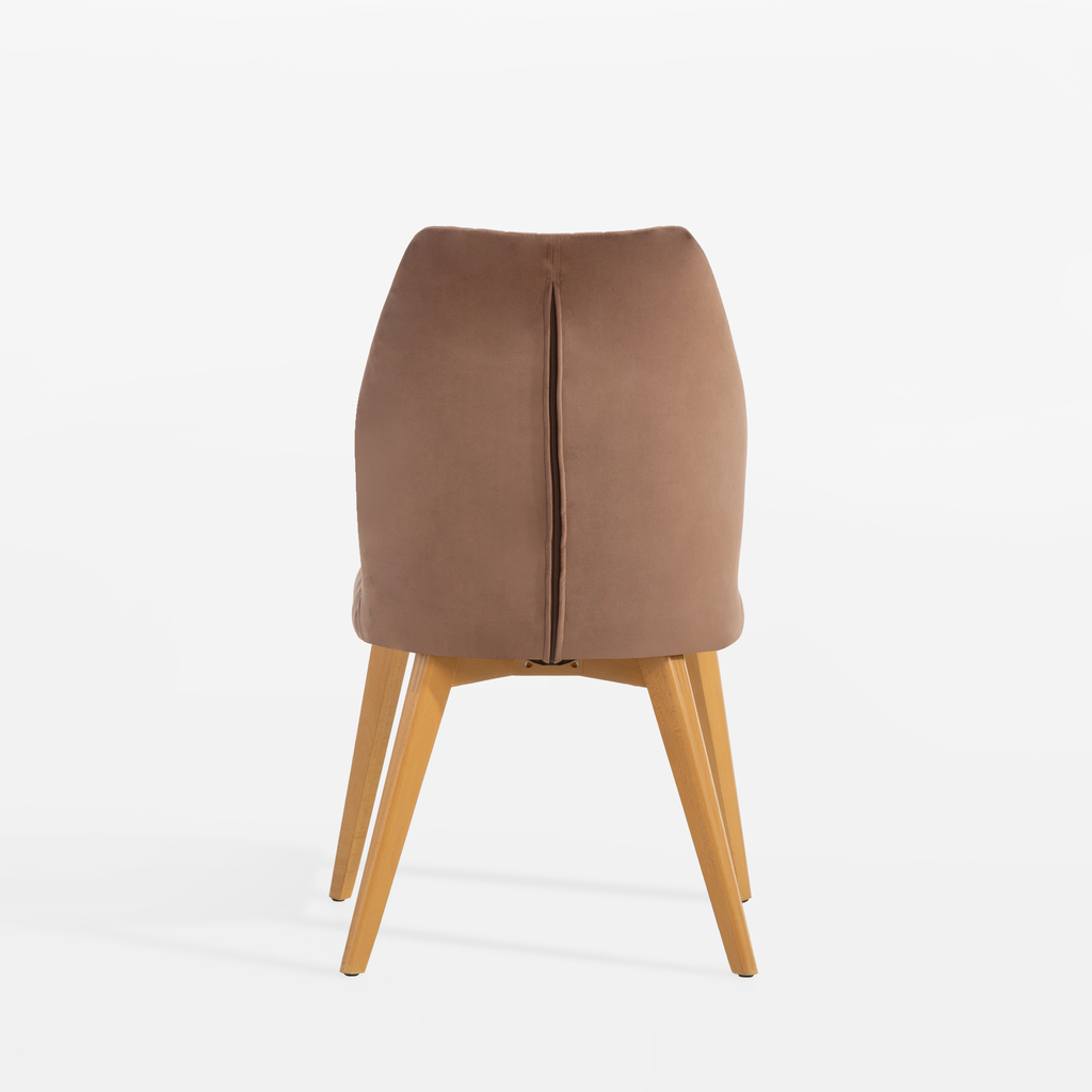 Hnědá čalouněná židle SIENNE