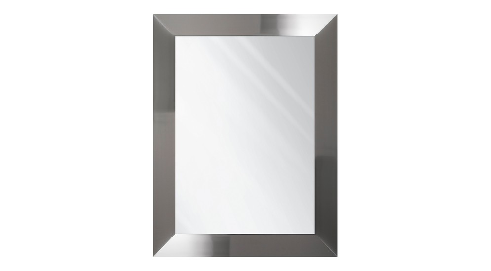 Zrcadlo ve stříbrném rámu MILANO 64x84 cm