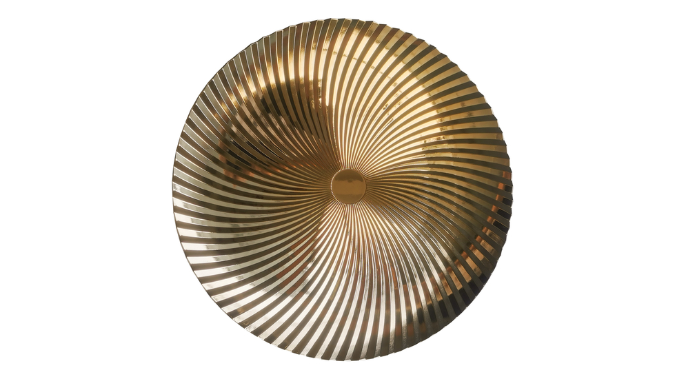 Ozdobný talíř zlatý 33 cm