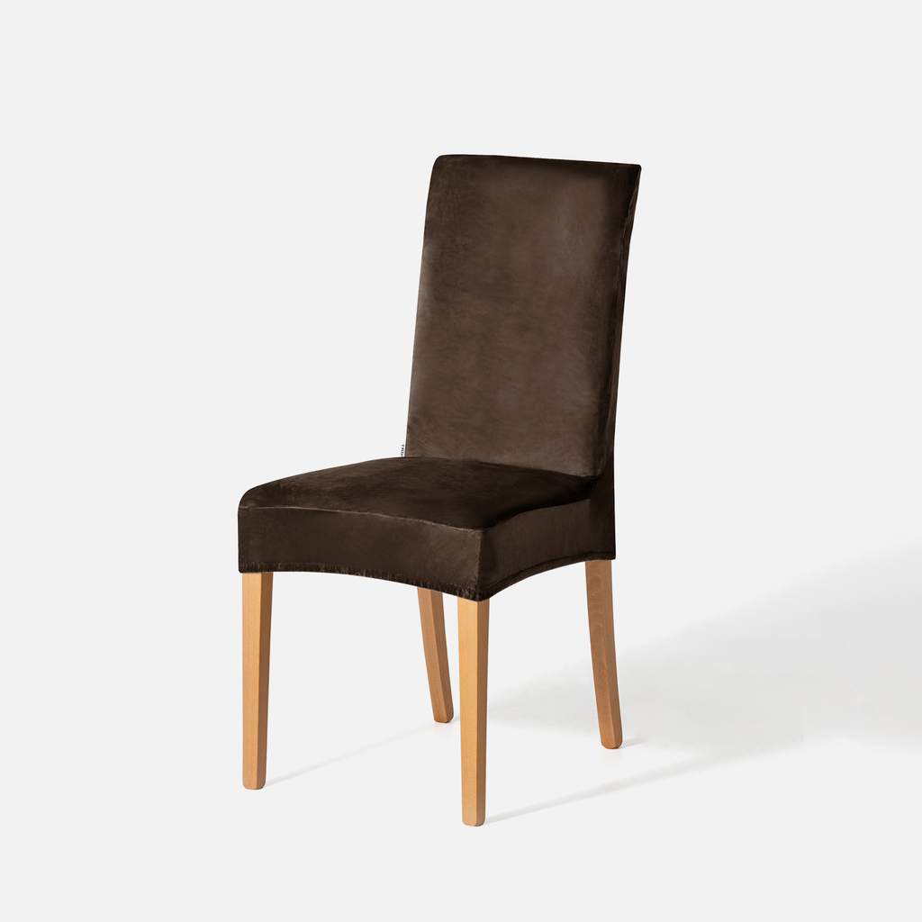 Potah na židli hnědý SENTO 48x48x58