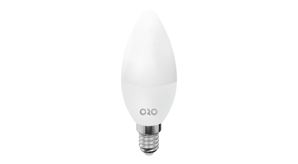 LED žárovka E14 7 W studená ORO-PREMIUM-E14-C37-7 W-XP