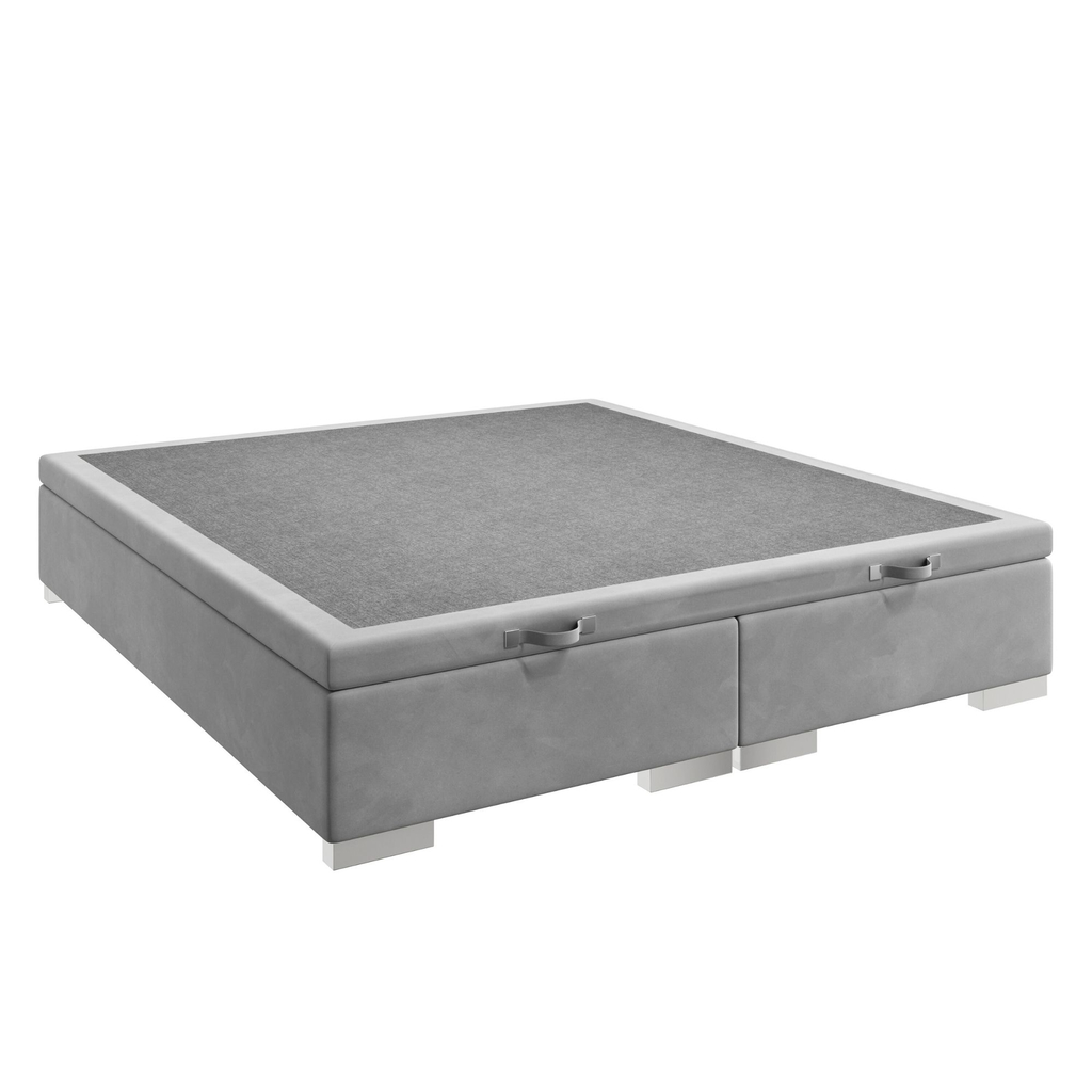 Rám postele boxspring FIBI KP 25 180x200, platinový