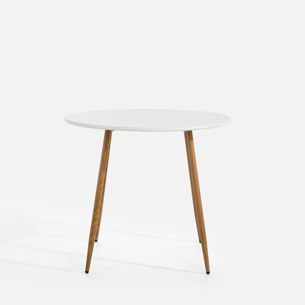 Zahradní stůl bílý LIXEL 90 cm