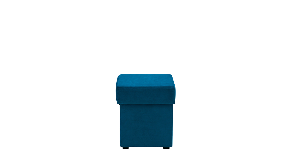 Modrý taburet s úložným prostorem TOP