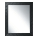 Zrcadlo v černém rámu PIKO 63 x 83 cm