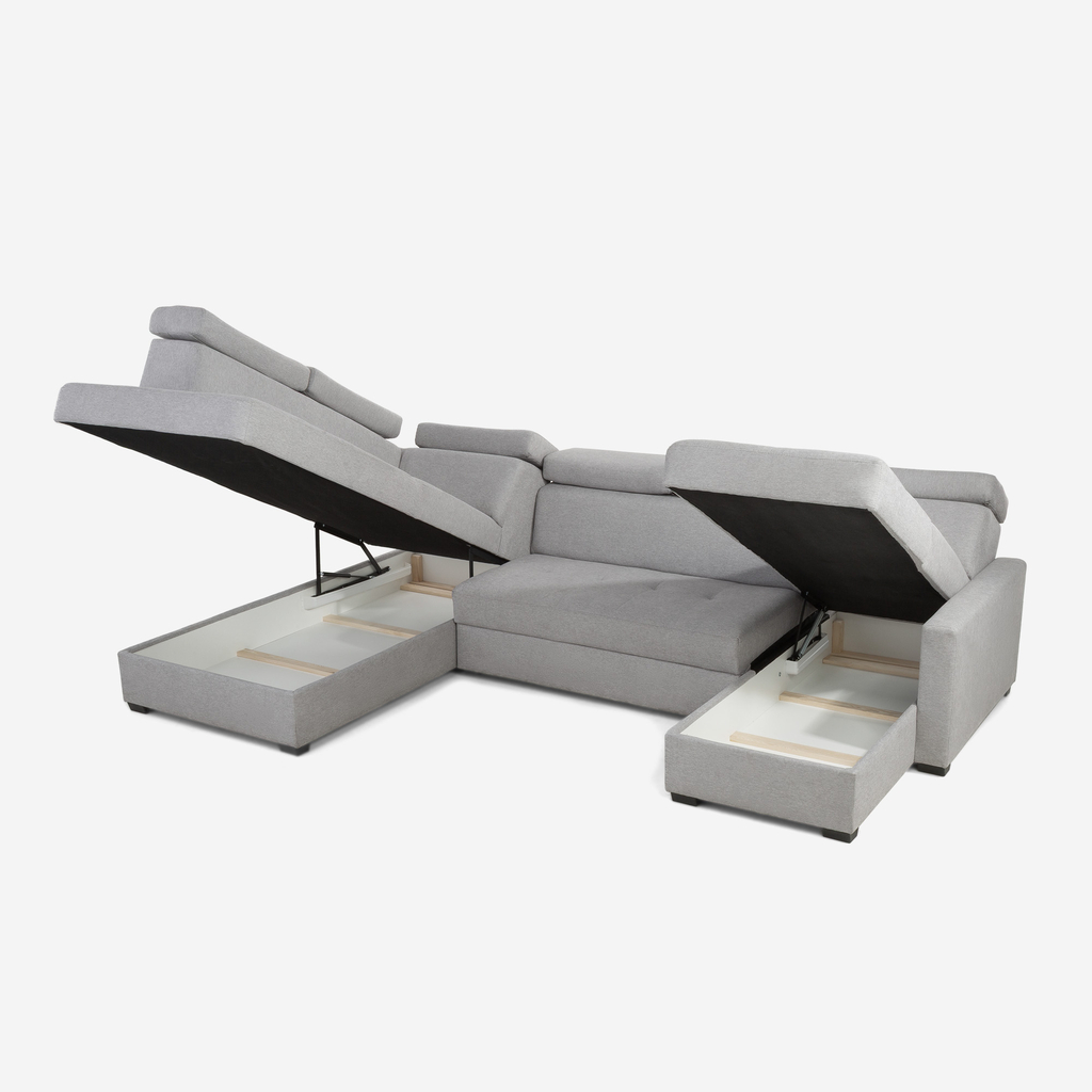 Rozkládací rohová sedací souprava FEN U levá