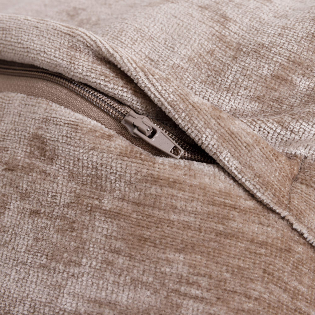 Dekorační povlak na polštář hnědý SOLLE 45x45 cm