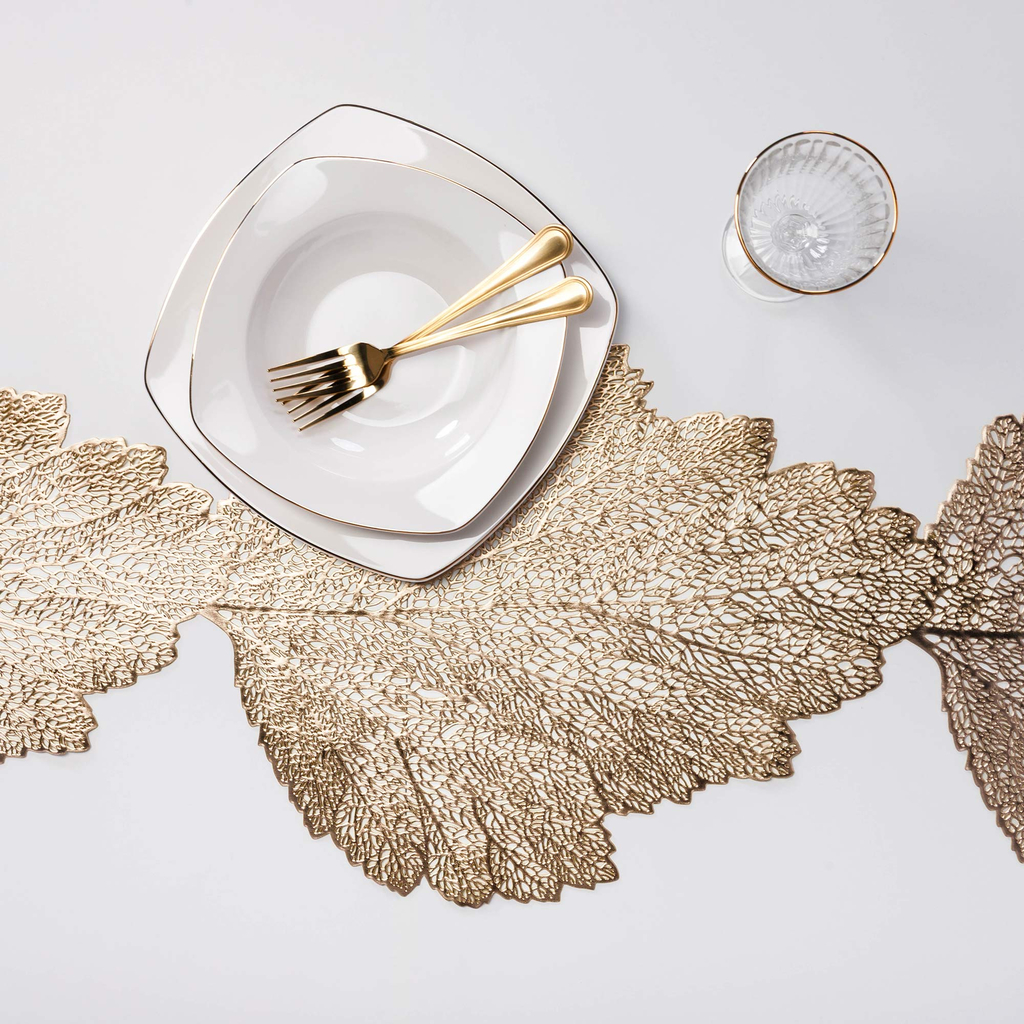 Bieżnik na stół, złoty, 33x180 cm