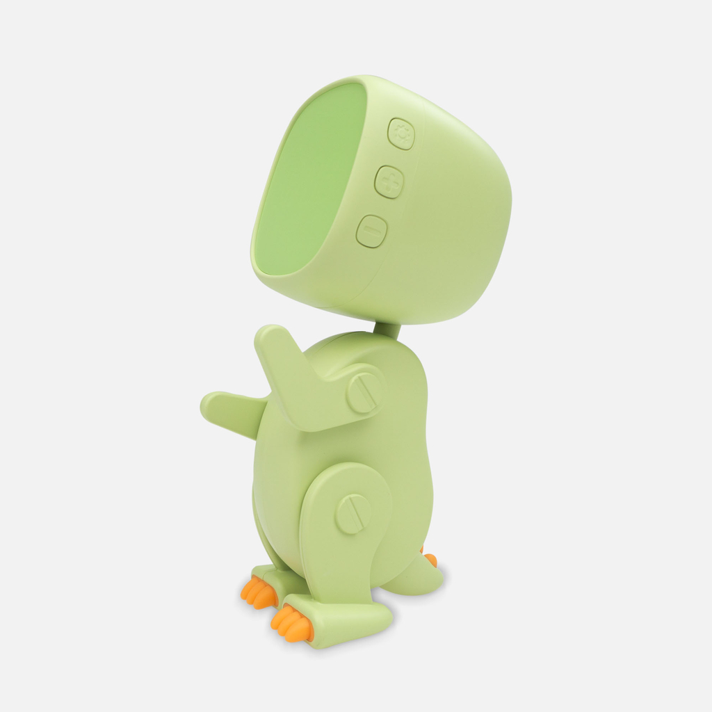 Budík s displejem LED MARY'S zelený ROBO DINO