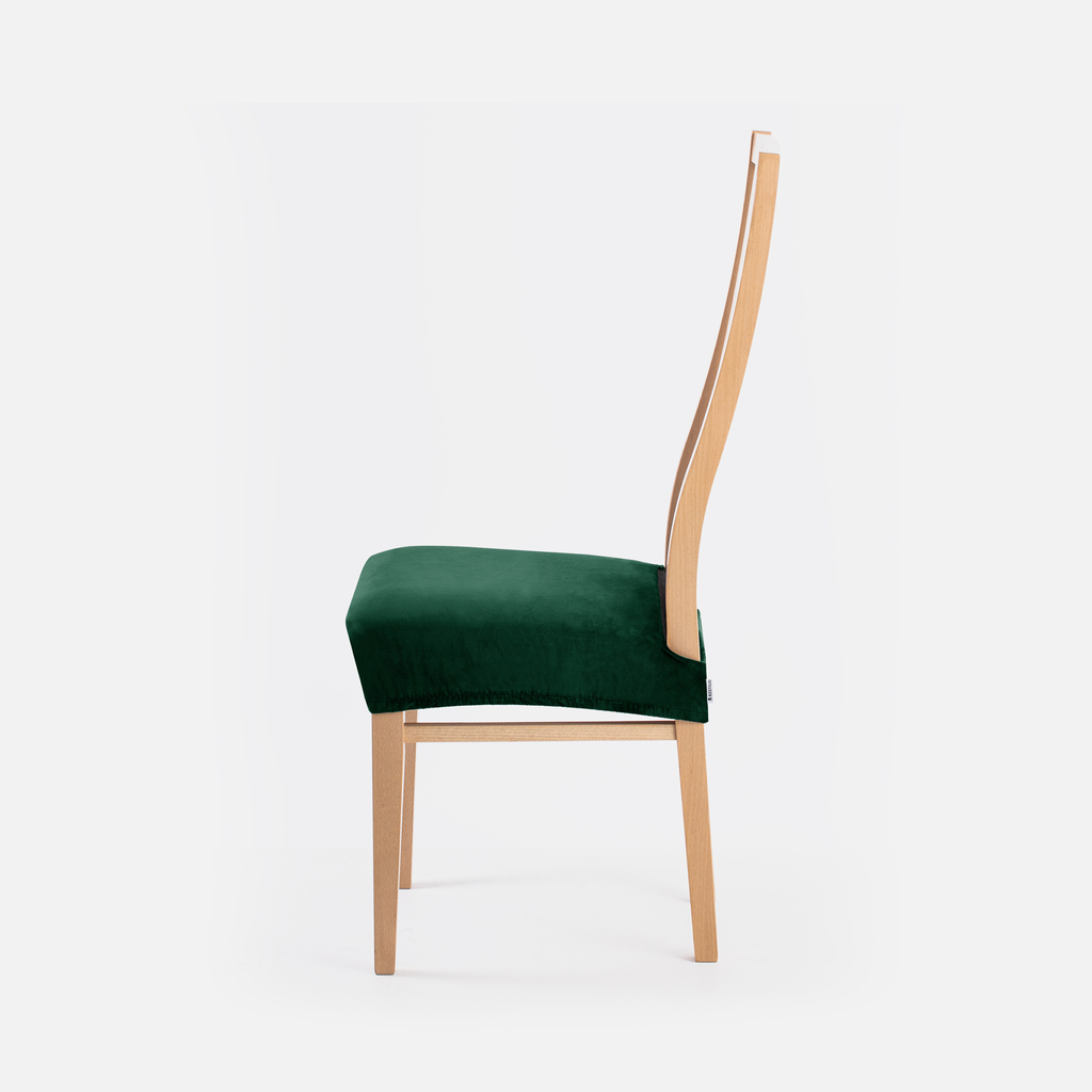 Potah na židli lahvově zelený SENTO 40x40