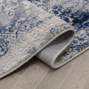 Modrý retro koberec KAREN 120x160 cm