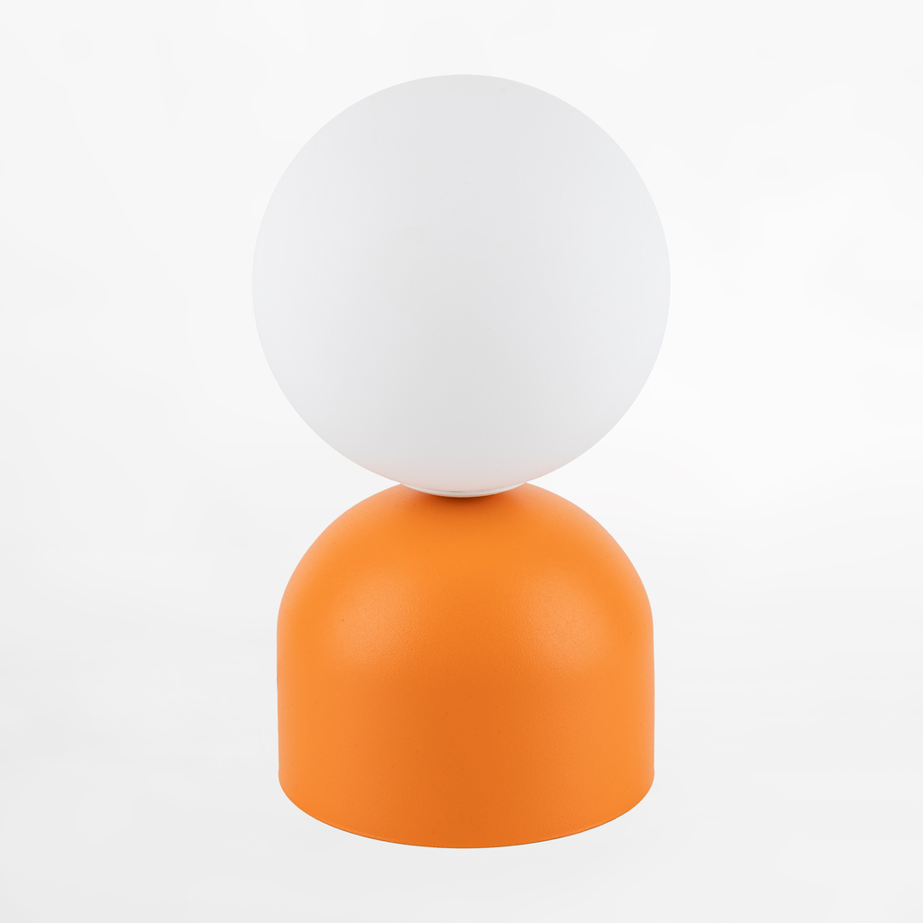 Stolní lampa podstavec v oranžové barvě MIKI