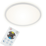 Bílé stropní svítidlo LED s dálkovým ovládáním SLIM 42 cm