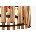 Svítidlo dřevěné závěsné rustikální  AHLAT 37 cm