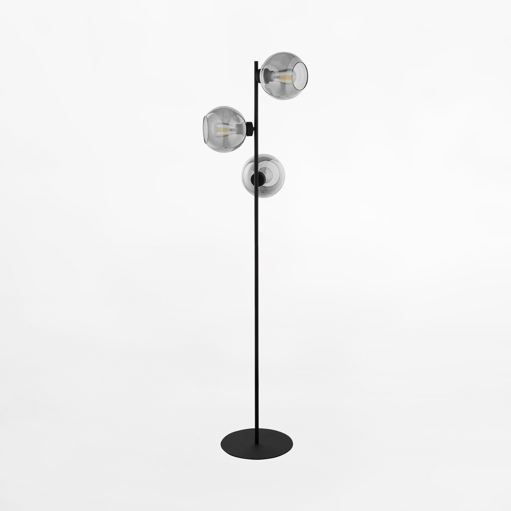 Grafitová stojací lampa CUBUS