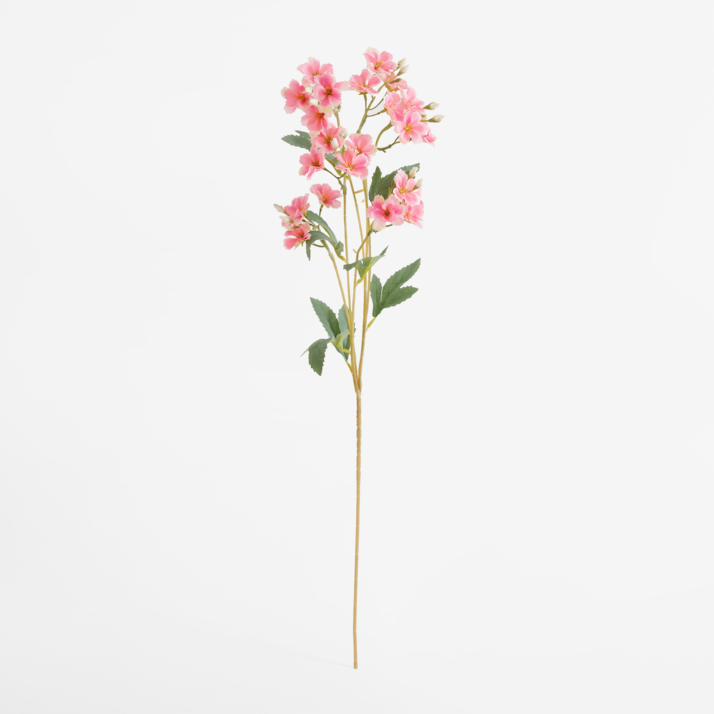 Umělý růžový květ jabloně 88 cm