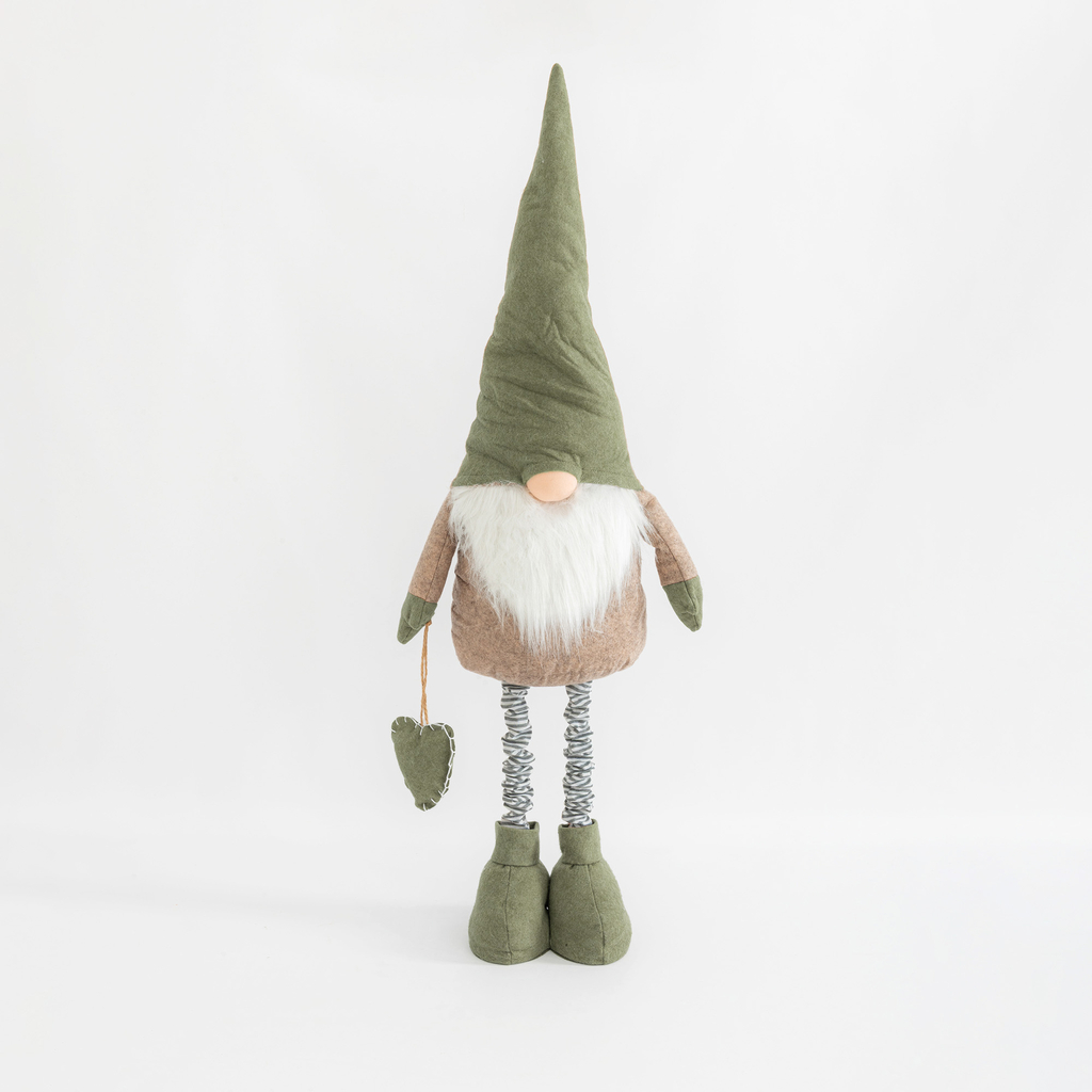 Dekorativní figurka SKŘÍTEK, zeleno-béžová, 80-130 cm