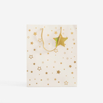 Dárková taška s hvězdičkami 32 cm MIX