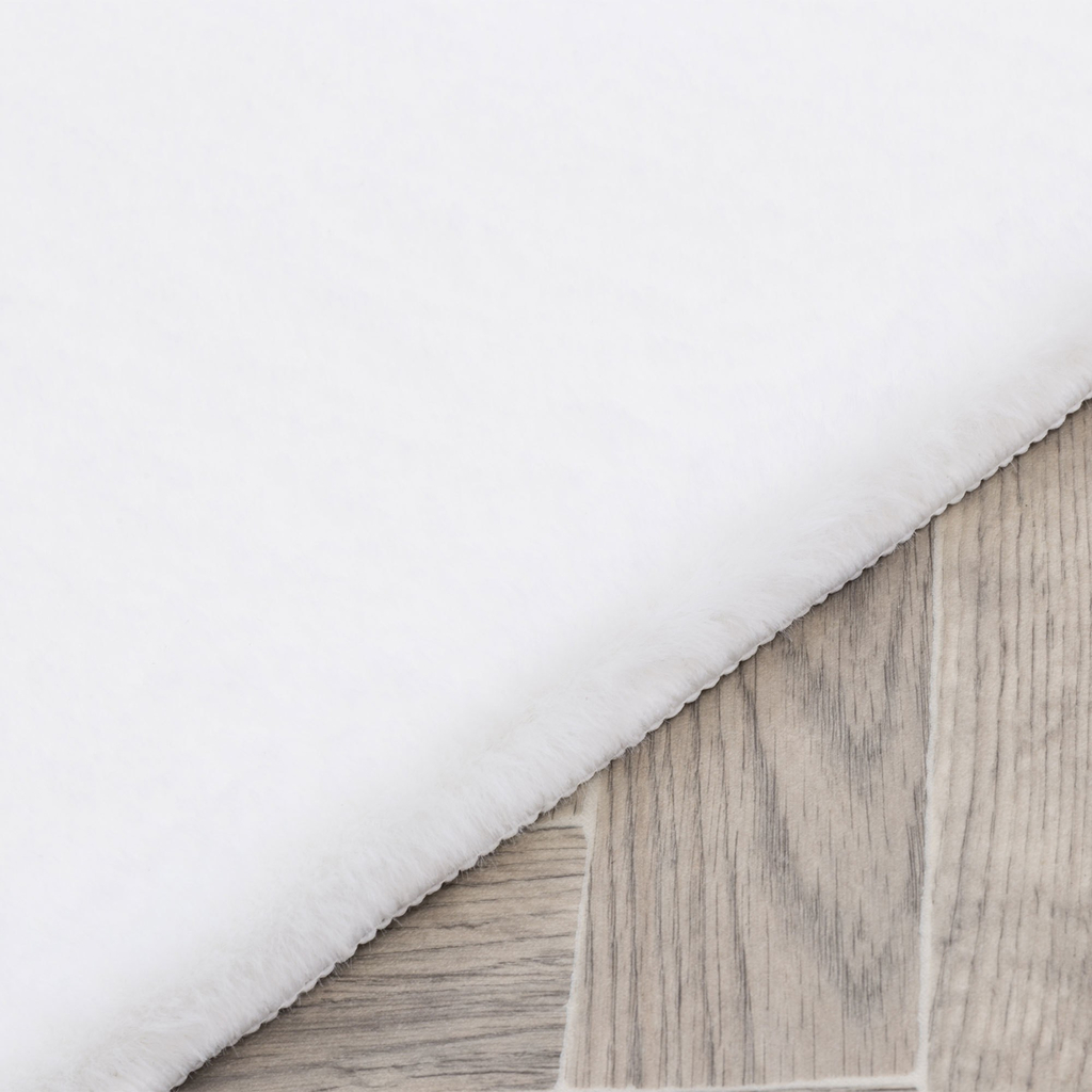 Bílý koberec RABBII 160x220 cm