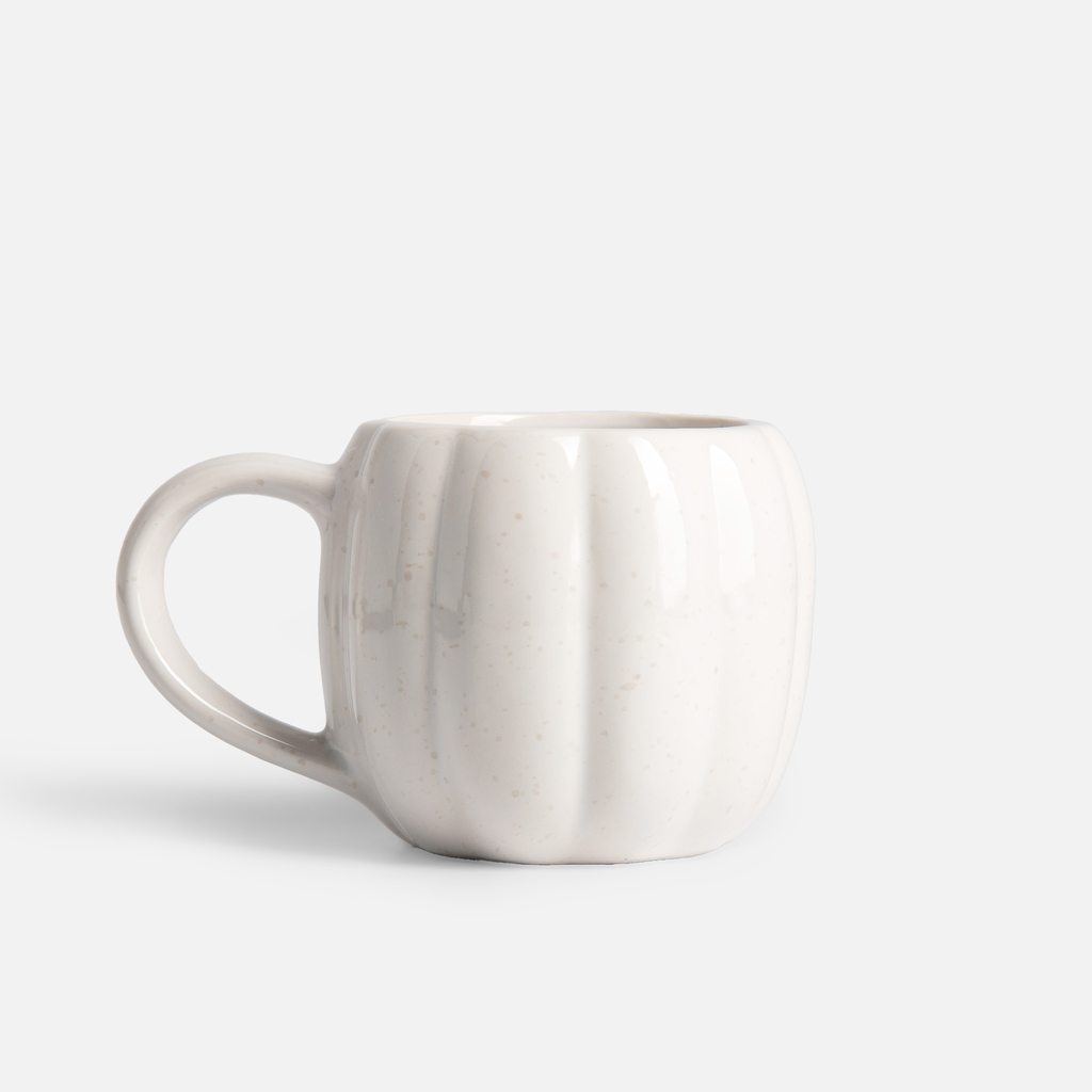 Hrnek ve tvaru dýně bílý 400 ml